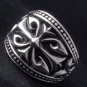 925 STERLING SILVER TRIBAL BIKER KING CRUSADER RING sz N to Z3 / US sz 7 to 15