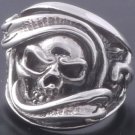 925 Sterling Silver Pirate Skull Biker Rebel Ring sz N to Z3 / US sz 7 to 15