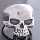 925 SILVER KEITH RICHARD COOL SKULL BIKER CHOPPER KING RING AU sz T1/2 /US sz10