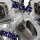 925 SILVER IRON CROSS BIKER KING CHOPPER RING US sz N-Z4 / US sz 7 to 15