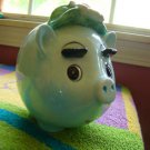 Vintage Porcelain Piggy Bank