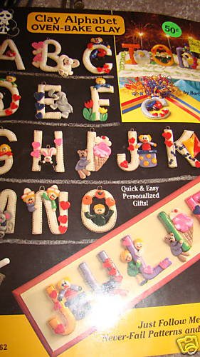 CLAY ALPHABET OVEN-BAKE CLAY (QUICK & EASY PERSONALIZED