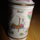 Lenox Spice Jar Carousel Basil Fine Porcelain Rabbit