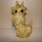 Scottish Terrier Dog made of Genuine Mother of Pearl 6"
