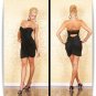 Sexy Woman Black Multicol Party Clubwear Cocktail Mini Dress 2326