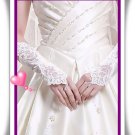Sexy Charming Wedding Elastic Satin Elbow Embroidery Gloves 7507-1