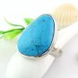 Classic Turquoise German Nano-Plated Ring 53960 SZ6.5