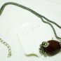 Unique Antique Design Agate Rhinestone Necklace 54955