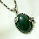 Unique Antique Design Agate Rhinestone Necklace 54950
