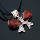 Classic Elegant Butterfly Rhinestone Necklace 47677