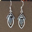 Poised 18K Gold-Plated Black Zircon Drip Earrings