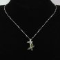 Unique Butterfly Rhinestone Pendant Necklace 53886