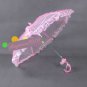 pink lace parasol umbrella elegant wedding party