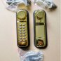 Gold colour Keyless Machinery Password Code Push Button Door Lock