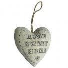 Shabby Chic Rustic French Vintage Heart Shaped Hanging Home Sweet Decoration