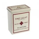 Vintage Style Cream Plasters First Aid Tin Box Gift New