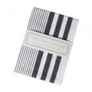 Classic Luxury Black White Stripe Cotton Tea Towel Gift