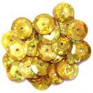 Craft Factory 10mm Sewing Hologram Sequins 5g - Gold