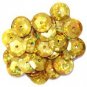 Craft Factory 10mm Sewing Hologram Sequins 5g - Gold