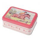 Vintage Gymkhana Horse Metal Storage Treasure Tin Lid