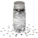 Wedding Silver Love Hearts Confetti Table Decoration