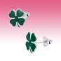 Beautiful 925 Sterling Silver Pink Rose Flower Resin Studs Earrings Gift Box New