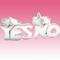 Beautiful 925 Sterling Silver Red Rose Flower Resin Studs Earrings Gift Box New