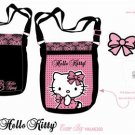 GENUINE Hello Kitty Lace Pink Black Bold Messenger Shoulder Girls Women Bag Gift