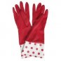 Retro Red Spotty Rubber Washing Up Gloves One Size Gift