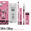 GENUINE Hello Kitty Lace Pink Black Pencil/Pens/Rubber Girls Stationay Set Gift
