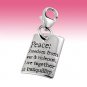 925 Sterling Silver I Love You Letter Envelope Hearts Clip-On Charm Gift Boxed