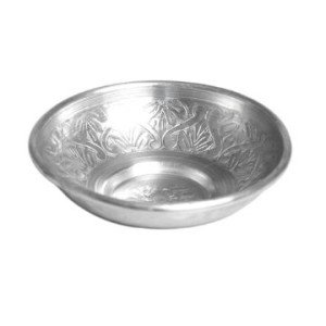 Medium Rustic Stamped Design Medina Metal 17cm Bowl