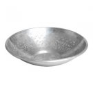 Large Rustic Stamped Design Medina Metal 30cm Bowl