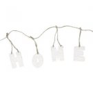 Shabby Chic Painted White Embossed Home Garland String