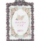 Antique Pink Jewelled Marcasite Look Photo Frame Gift