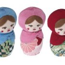 Babushka Russian Doll Soft Pin Cushion Head Pin Pot New