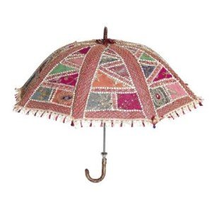 Indian Hippy Chic Style Beaded Handmade Sun Parasol New