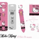 GENUINE Hello Kitty Lace Pink Black 10 Colour Changing Stationary Ballpoint Pen