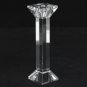 Modern Cut Glass Square Tall Dinner Candle Holder Stick