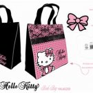 GENUINE Hello Kitty Lace Pink Black Bold Shopper Handbag Girls Womens Bag Gift