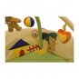 Childs or Babys Activity 3D Mobile Playmat Soft Crawling Blanket Cuddly Toy