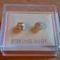 Sterling Silver Wool Mark Classic Studs Earrings Gift