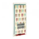 Retro Leaves Magnetic Shopping List Notebook Notepad