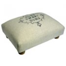 Vintage Shabby Chic Rustic Farmhouse Home Sweet Home Cotton Padded Foot Stool