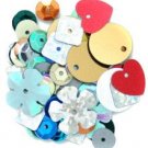Craft Factory Sewing Sequins Sparkles 5g Multi Assorted