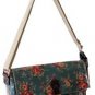 Shabby Chic Vintage Blue White Spotty Polka Dot Posh Oil Cloth Ladies Handbag