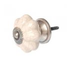 Crackle Glaze Ceramic Flower Drawer Knob Door Knobs NEW