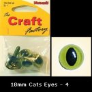 4 x Cats Eyes/Washers Soft Toy Bear Making 18mm New
