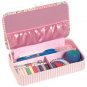 Pretty Pin Floral Patchwork Rose Premium Sewing Kit Includes All Accessories New