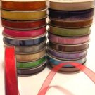 Organza Assorted Colours 9mm Wrapping 8m Ribbon Reel